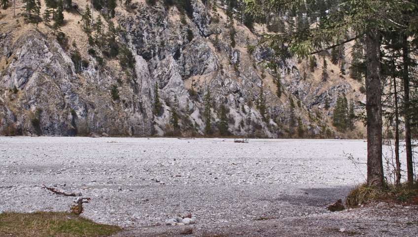 Bild in 3D ansehen Foto Bayerische Alpen im Frühling