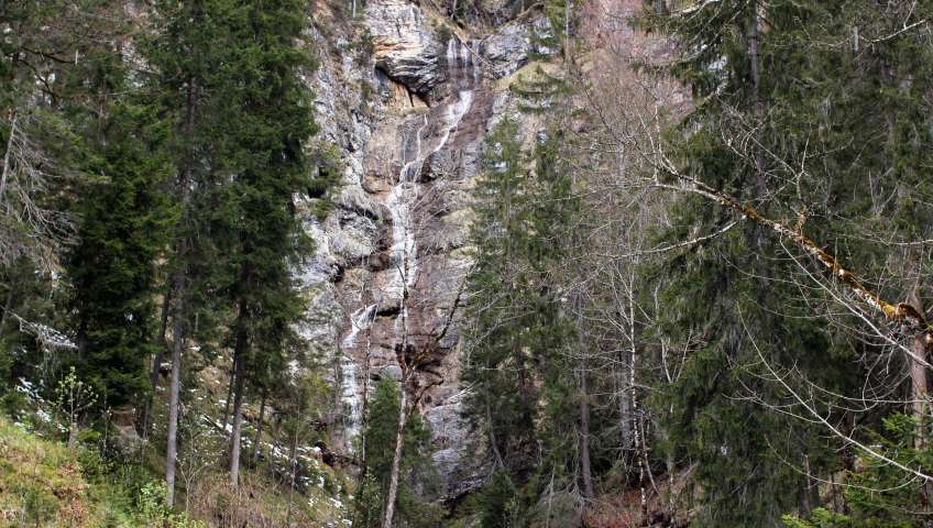 Bild in 3D ansehen Foto Bayerische Alpen im Frühling