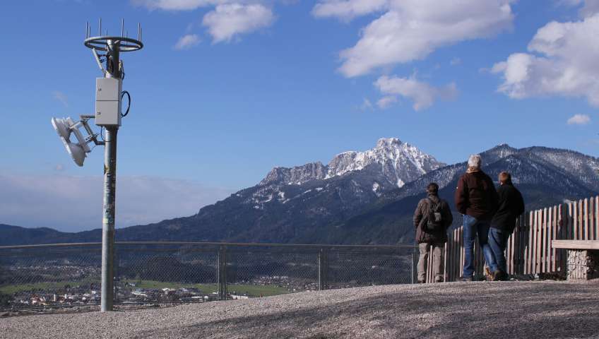 Bild in 3D ansehen Foto Bayerische Alpen im Frühling