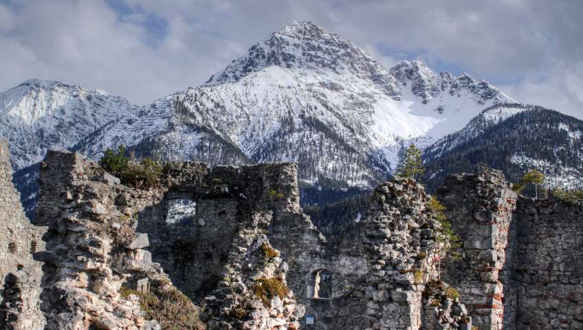 Bild in 3D ansehen Foto Bayerische Alpen im Frühling