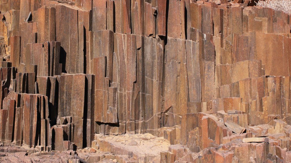 Organ Pipes Valley Felswand