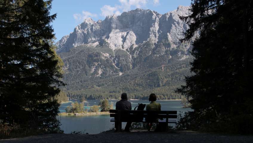 Bild in 3D ansehen Foto Eibsee