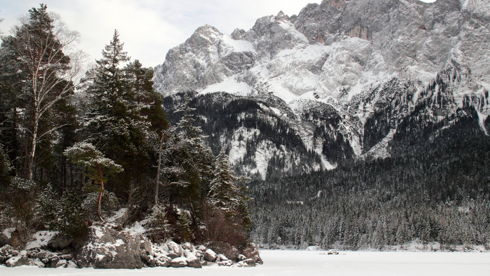 Bild in 3D ansehen Foto Eibsee