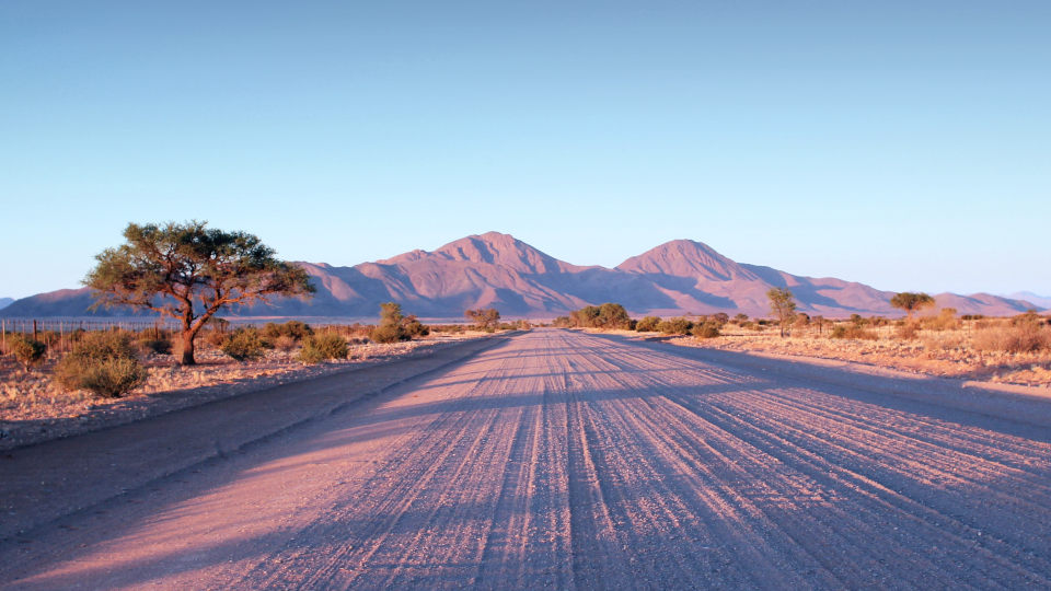 Sonnenaufgang in Namibia