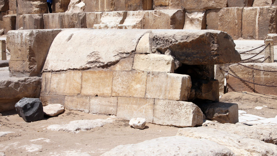 Cheops-Pyramide Detail