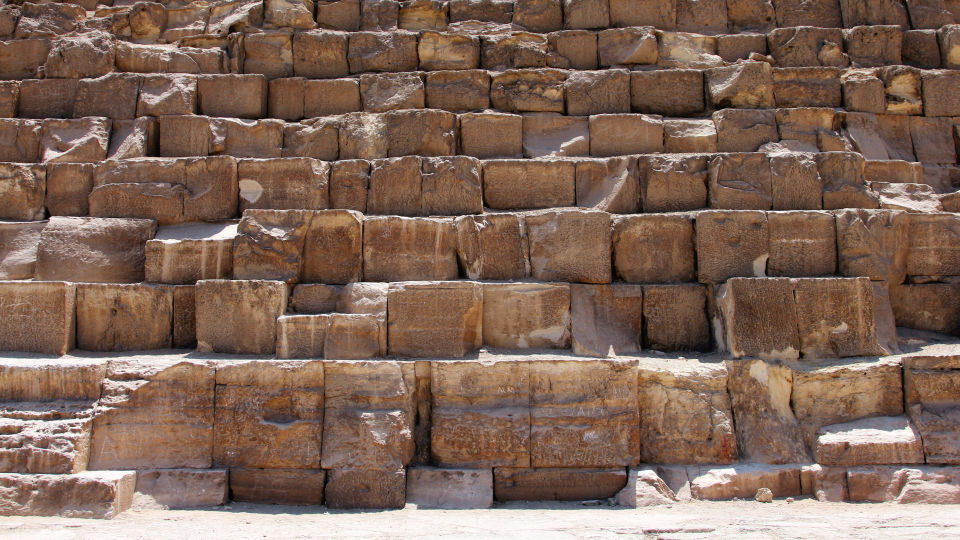 Cheops-Pyramide Detail