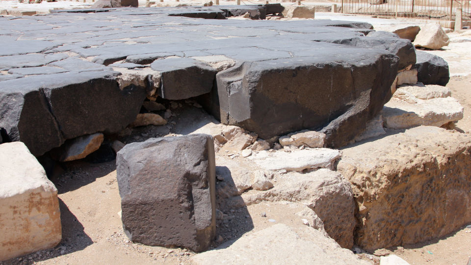 Totentempel an der Cheops-Pyramide