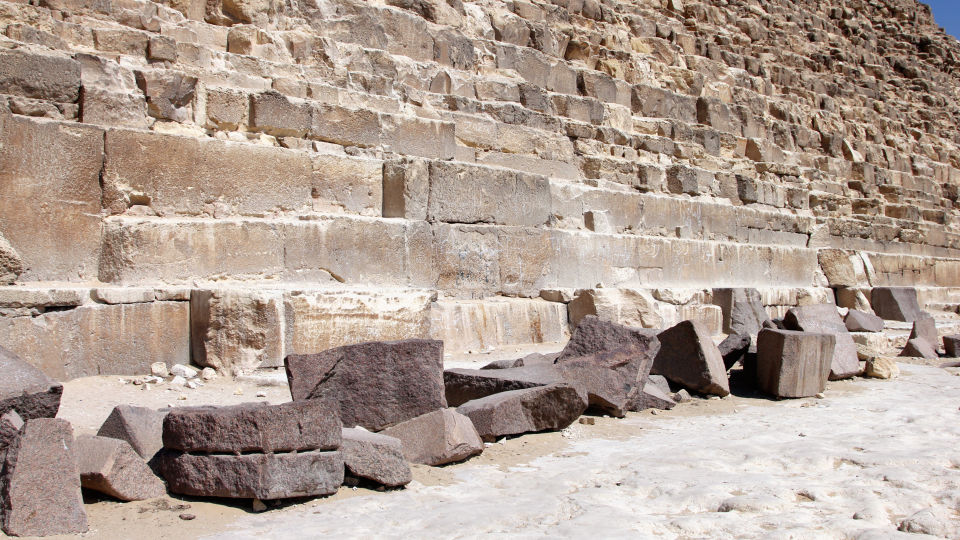 Chephren-Pyramide Detail