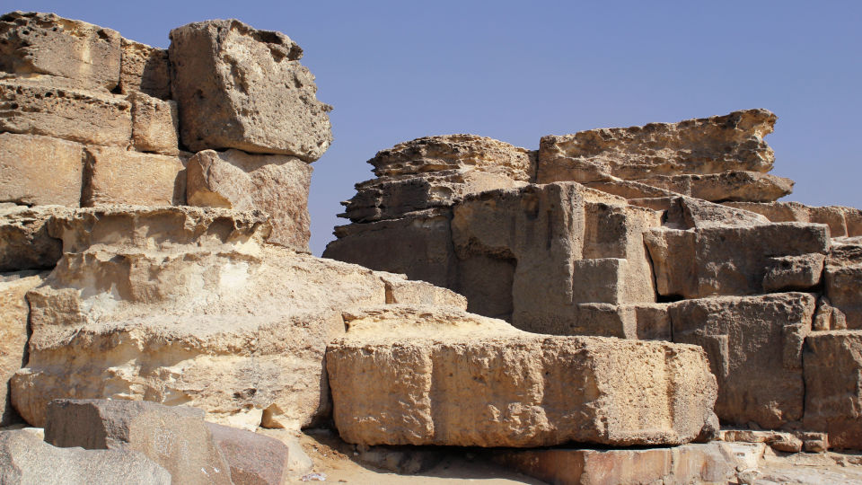 Chephren-Pyramide Detail