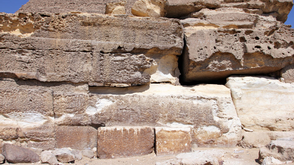 Chephren-Pyramide Detail