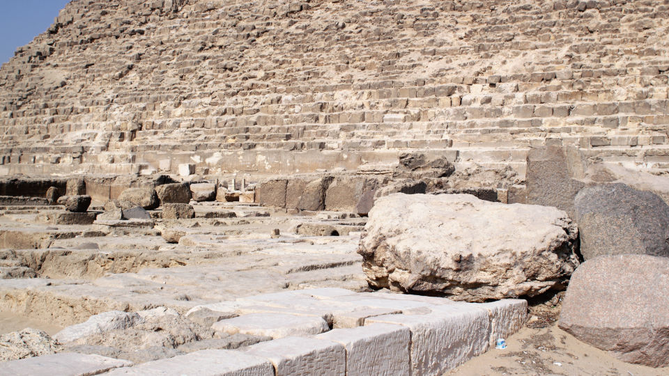 Chephren-Pyramide Detail