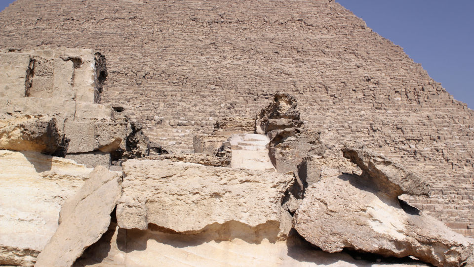 Chephren-Pyramide Detail