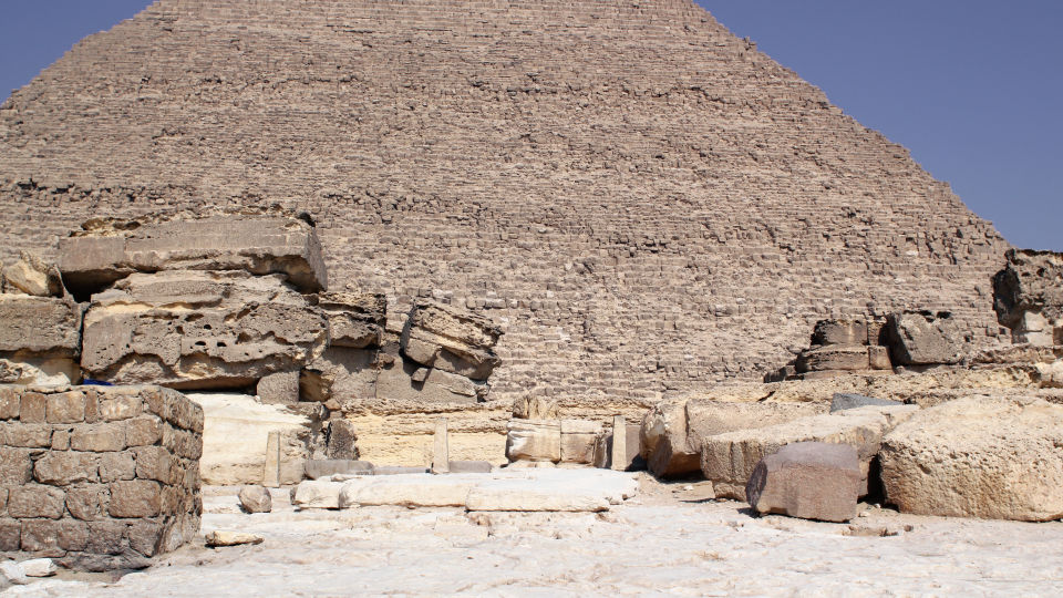Chephren-Pyramide Detail