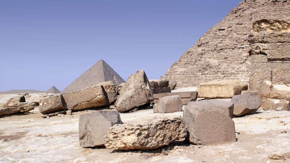 Chephren-Pyramide Detail