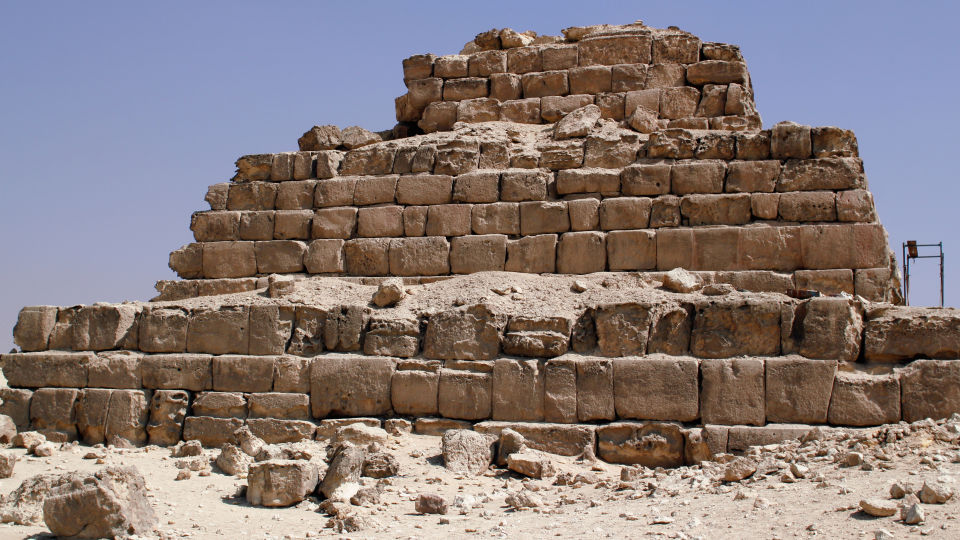 Mykerinos-Pyramide Detail