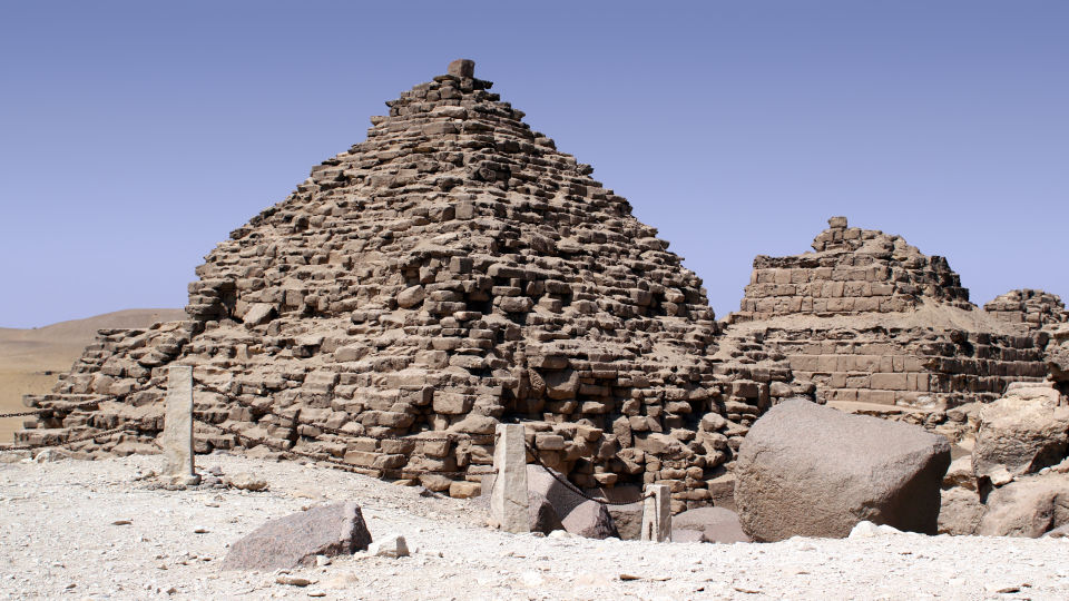 Mykerinos-Pyramide Detail