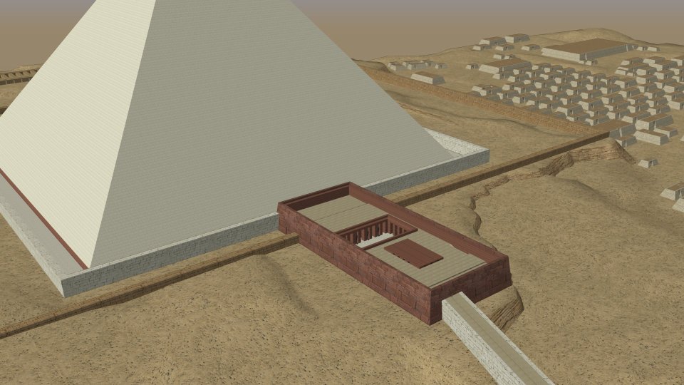 3D Rekonstruktion Gizeh-Plateau