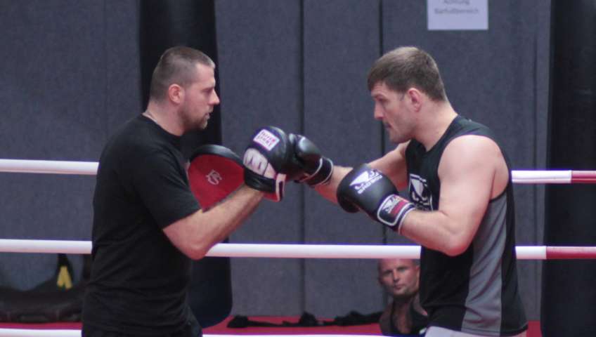 UFC trainig mit Stipe Miocic