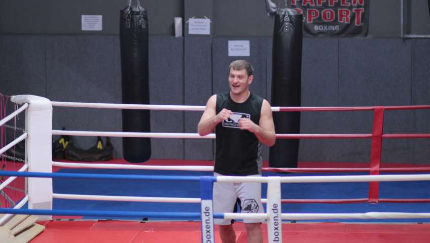 UFC trainig mit Stipe Miocic
