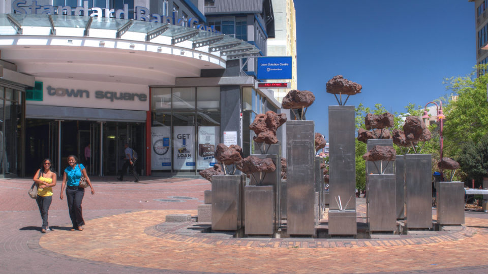 Metereoid monument Windhoek